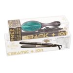 OLIVIA GARDEN PLANCHA CER. ION + KIT CEP.