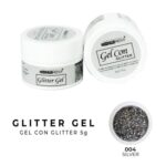 GEL C/ GLITTER 04 SILVER