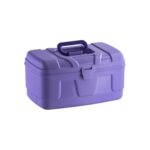 *MALETIN PLASTICO PORTA ESMALTE PARA 34 CENIZA