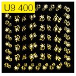 STICKERS METALICO ORO U9