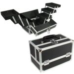 *JESS. MALETIN NEGRO C/3 CAJON COSMETICA