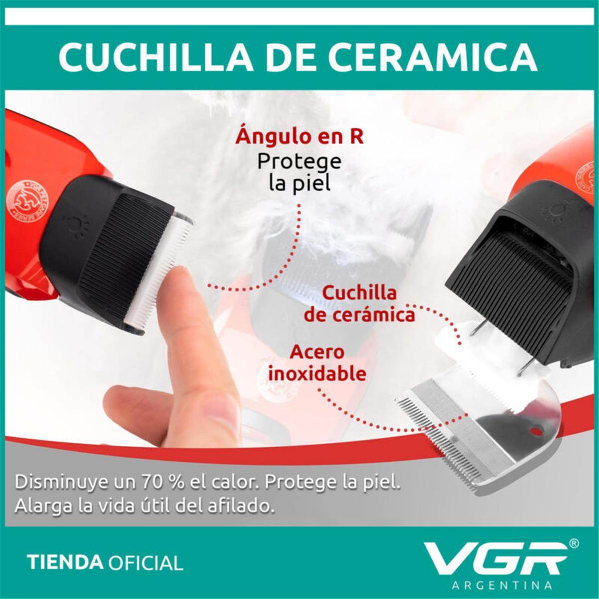 CLIPPER V-208 MAQUINA CORTE ANIMALES - Imagen 5