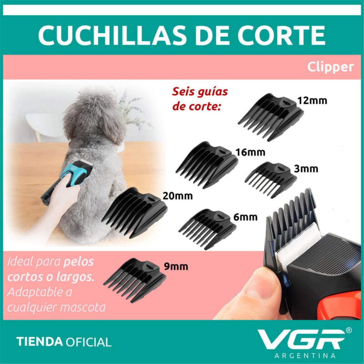 CLIPPER V-208 MAQUINA CORTE ANIMALES - Imagen 4