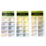 UÑAS TIPS STILETTO TRASPARENTE